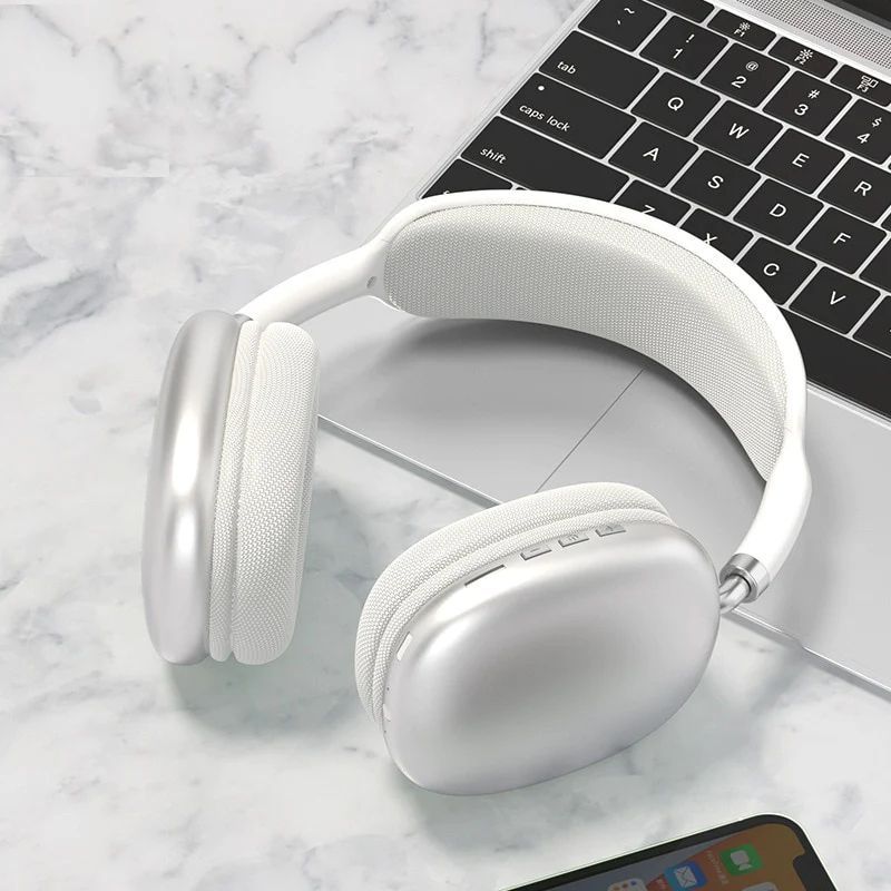 AirPods Max First Copy - Noise Cancelling | Wireless Bluetooth | Mic Headsets | Stereo Sound | Sports Gaming Headphones Supports TF